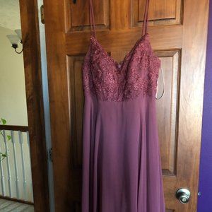 Azazie Sonya Bridesmaid Dress - Desert Rose